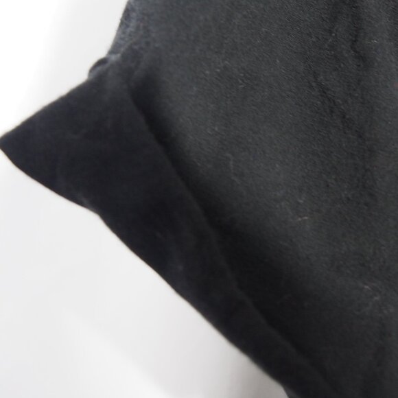 Nirvana Black/ Yellow Smiley Band Logo Rolled Collar T-Shirt Size L - Picture 10 of 15